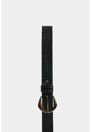 Cinturón Unifaz De Cuero Para Mujer Astra Cinturón Unifaz De Cuero Para Mujer Astra Negro L VÉLEZ