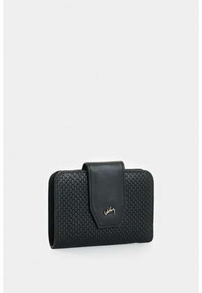 Billetera De Cuero Grabado Para Mujer Hiedra Billetera De Cuero Grabado Para Mujer Hiedra Negro VÉLEZ