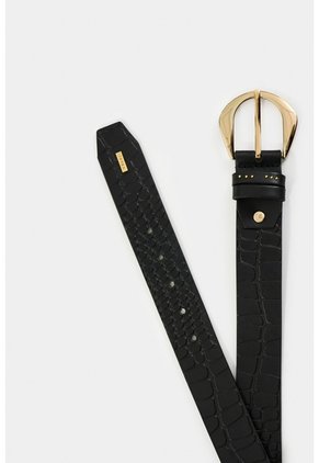Cinturón Unifaz De Cuero Para Mujer Astra Cinturón Unifaz De Cuero Para Mujer Astra Negro L VÉLEZ