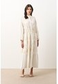 Vestido Bordado Cuello Nerú Para Mujer Efos Vestido Bordado Cuello Nerú Para Mujer Efos Crema 12 VÉLEZ de Vélez