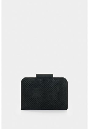 Billetera De Cuero Grabado Para Mujer Hiedra Billetera De Cuero Grabado Para Mujer Hiedra Negro VÉLEZ