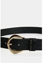 Cinturón Unifaz De Cuero Para Mujer Astra Cinturón Unifaz De Cuero Para Mujer Astra Negro L VÉLEZ de Vélez