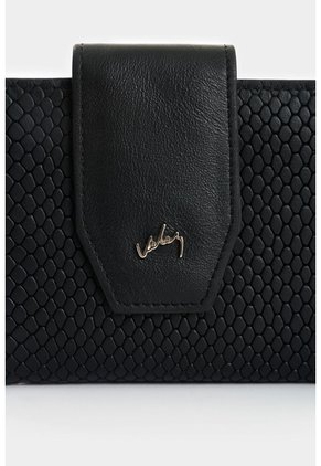 Billetera De Cuero Grabado Para Mujer Hiedra Billetera De Cuero Grabado Para Mujer Hiedra Negro VÉLEZ