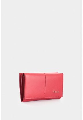 Billetera De Cuero Para Mujer Real 4 Billetera De Cuero Para Mujer Real 4 Rojo VÉLEZ