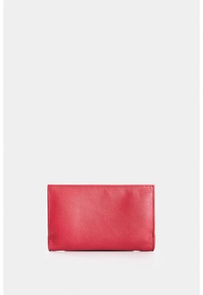 Billetera De Cuero Para Mujer Real 4 Billetera De Cuero Para Mujer Real 4 Rojo VÉLEZ