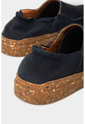 Mocasines Malta De Cuero Para Hombre Resorte Al Talón Mocasines Malta De Cuero Para Hombre Resorte Al Talón Azul Oscuro 41 VÉLEZ