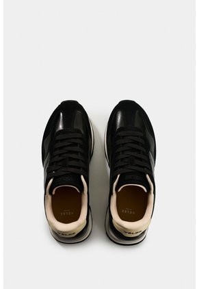 Tenis Sahara De Cuero Para Mujer Detalle Folia Tenis Sahara De Cuero Para Mujer Detalle Folia Negro 36 VÉLEZ