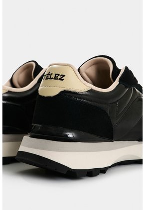 Tenis Sahara De Cuero Para Mujer Detalle Folia Tenis Sahara De Cuero Para Mujer Detalle Folia Negro 36 VÉLEZ
