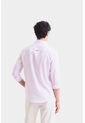 Camisa Manga Larga Popelina Para Hombre Cuello Camisero Clásico Camisa Manga Larga Popelina Para Hombre Cuello Camisero Clásico Rosado M VÉLEZ de Vélez