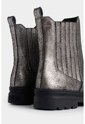 Botines Orión De Cuero Folia Para Mujer Silueta Chelsea Botines Orión De Cuero Folia Para Mujer Silueta Chelsea Plata 37 VÉLEZ