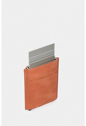 Porta Documentos De Cuero Miniwallet Porta Documentos De Cuero Miniwallet Naranja VÉLEZ
