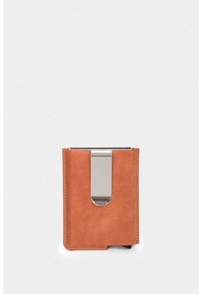 Porta Documentos De Cuero Miniwallet Porta Documentos De Cuero Miniwallet Naranja VÉLEZ