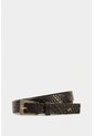 Cinturón Unifaz Butan De Cuero Textura Artesanal Negro Cinturón Unifaz Butan De Cuero Textura Artesanal Negro M VÉLEZ de Vélez