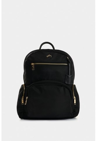 Morral Charlotte En Lona Para Mujer Casual Morral Charlotte En Lona Para Mujer Casual Negro VÉLEZ Vélez