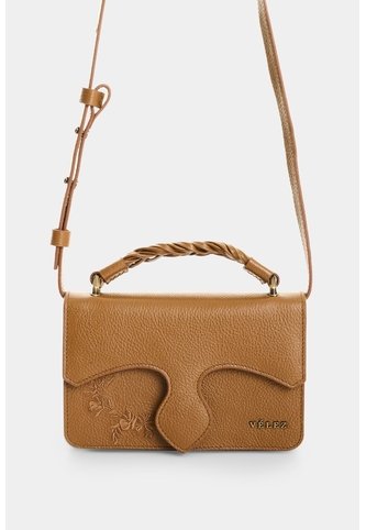 Manos Libres Mini Garniel En Cuero Para Mujer Manos Libres Mini Garniel En Cuero Para Mujer Miel VÉLEZ Vélez