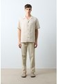 Camisa Manga Corta En Lino Para Hombre Málaga Camisa Manga Corta En Lino Para Hombre Málaga Arena S VÉLEZ de Vélez