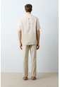 Camisa Manga Corta En Lino Para Hombre Málaga Camisa Manga Corta En Lino Para Hombre Málaga Arena S VÉLEZ de Vélez