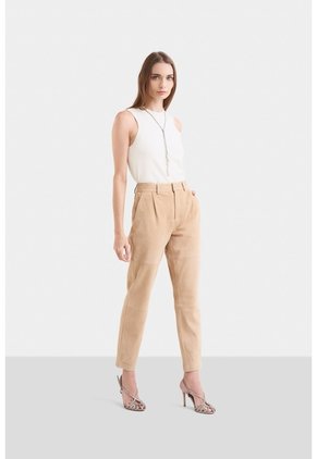 Pantalón Baggy En Gamuza Para Mujer Fit Holgado Pantalón Baggy En Gamuza Para Mujer Fit Holgado Kaky 14 VÉLEZ