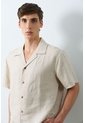 Camisa Manga Corta En Lino Para Hombre Málaga Camisa Manga Corta En Lino Para Hombre Málaga Arena S VÉLEZ de Vélez