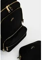 Morral Tamar En Lona Para Mujer Multifuncional Morral Tamar En Lona Para Mujer Multifuncional Negro VÉLEZ de Vélez