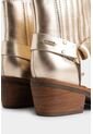 Botines Texanos De Cuero Folia Para Mujer Dima Cuadrada Botines Texanos De Cuero Folia Para Mujer Dima Cuadrada Dorado 37 VÉLEZ de Vélez