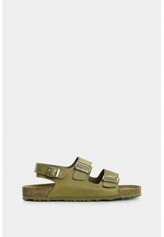 Sandalia En Cuero Para Hombre Fail Sandalia En Cuero Para Hombre Fail Verde 43 VÉLEZ Vélez