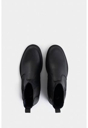 Botas Calgary Buthan De Cuero Para Hombre Silueta Chelsea Botas Calgary Buthan De Cuero Para Hombre Silueta Chelsea Negro 40 VÉLEZ
