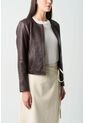 Chaqueta De Cuero Para Mujer Denver Chaqueta De Cuero Para Mujer Denver Cafe L VÉLEZ de Vélez