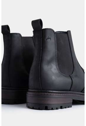 Botas Calgary Buthan De Cuero Para Hombre Silueta Chelsea Botas Calgary Buthan De Cuero Para Hombre Silueta Chelsea Negro 40 VÉLEZ