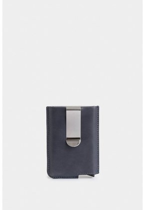 Porta Documentos De Cuero Miniwallet Porta Documentos De Cuero Miniwallet Azul Oscuro VÉLEZ