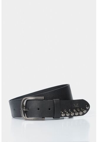 Cinturón Unifaz De Cuero Taches Cinturón Unifaz De Cuero Taches Negro M Vélez Vélez