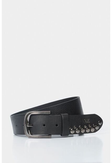 Cinturón Unifaz De Cuero Taches Cinturón Unifaz De Cuero Taches Negro M Vélez