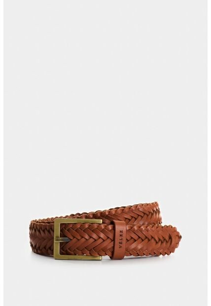 Cinturón Unifaz Trenzado De Cuero Para Hombre Atlas Cinturón Unifaz Trenzado De Cuero Para Hombre Atlas Terracota 36 VÉLEZ
