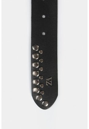 Cinturón Unifaz De Cuero Taches Cinturón Unifaz De Cuero Taches Negro M Vélez