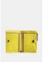 Billetera Olivia De Cuero Para Mujer Con Manija Removible Billetera Olivia De Cuero Para Mujer Con Manija Removible Verde Limon Vélez de Vélez
