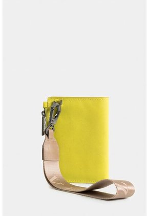 Billetera Olivia De Cuero Para Mujer Con Manija Removible Billetera Olivia De Cuero Para Mujer Con Manija Removible Verde Limon Vélez