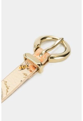 Manilla Florentina De Cuero Para Mujer Hebilla Y Pasador Metálicos