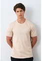 Camiseta Micropima Arizona Para Hombre Semi Ajustada Camiseta Micropima Arizona Para Hombre Semi Ajustada Beige M VÉLEZ de Vélez