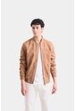 Chaqueta Bomber Helios De Cuero Gamuza Para Hombre Silueta Liviana Chaqueta Bomber Helios De Cuero Gamuza Para Hombre Silueta Liviana Camel XXL VÉLEZ de Vélez
