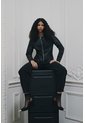 Chaqueta De Cuero Tejido Para Mujer Woven Chaqueta De Cuero Tejido Para Mujer Woven Negro XXL VÉLEZ de Vélez