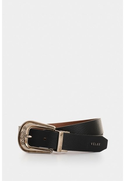 Cinturón Doble Faz En Cuero Para Mujer Azariche Cinturón Doble Faz En Cuero Para Mujer Azariche Negro XL VÉLEZ