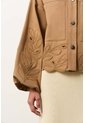 Chaqueta En Dril Para Mujer Runas Chaqueta En Dril Para Mujer Runas Tabaco XS VÉLEZ de Vélez