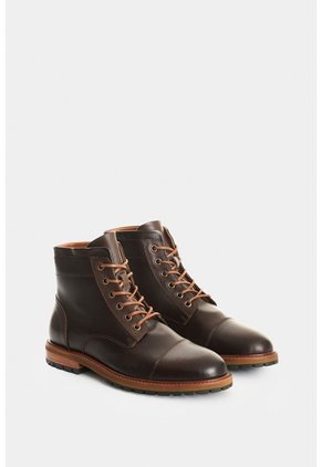 Botas De Cuero Para Hombre Ray Botas De Cuero Para Hombre Ray Cafe 43 VÉLEZ