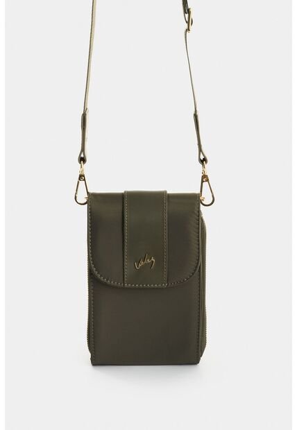 Manos Libres En Lona Y Cuero Para Mujer Astra Manos Libres En Lona Y Cuero Para Mujer Astra Verde Oliva VÉLEZ