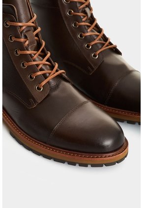 Botas De Cuero Para Hombre Ray Botas De Cuero Para Hombre Ray Cafe 43 VÉLEZ