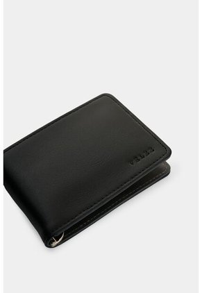 Porta Billetes Helios De Cuero Para Hombre Silueta Minimalista Porta Billetes Helios De Cuero Para Hombre Silueta Minimalista Negro VÉLEZ