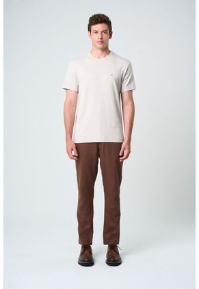 Camiseta Manga Corta Lerici Para Hombre Semi Fitted Camiseta Manga Corta Lerici Para Hombre Semi Fitted Arena L VÉLEZ