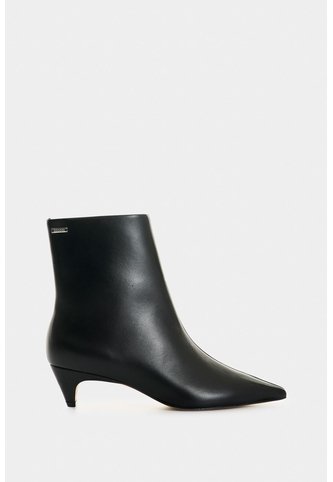 Botines De Cuero Para Mujer Lyra Botines De Cuero Para Mujer Lyra Negro 36 VÉLEZ Vélez