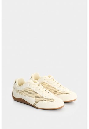 Tenis Aria En Gamuza Y Malla Para Mujer Tenis Aria En Gamuza Y Malla Para Mujer Blanco 40 VÉLEZ