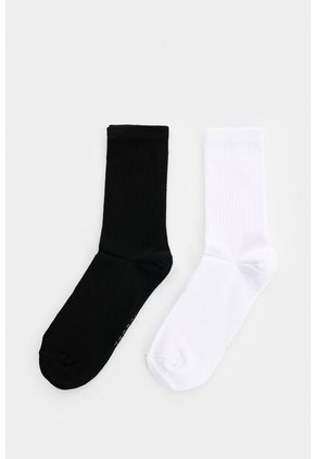 Calcetínes Media Pierna Sevilla Para Hombre Duopack Calcetínes Media Pierna Sevilla Para Hombre Duopack Negro XS VÉLEZ